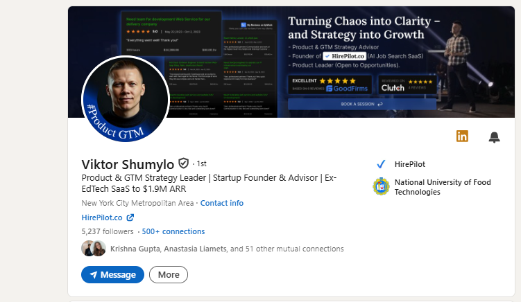 Jobs on LinkedIn – optimized LinkedIn profile for networking and job search success