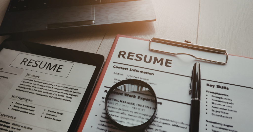 ATS keywords analyzed inside a resume to improve visibility in applicant tracking systems